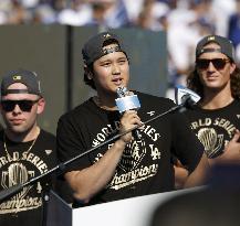 Dodgers' World Series victory celebration