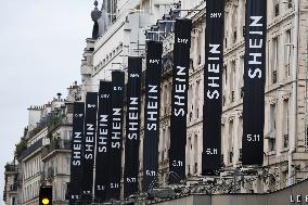 Illustration - Shein Store At BHV - Paris
