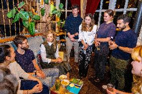 Queen Maxima At The Offline Club Visit - Amsterdam