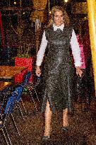 Queen Maxima At The Offline Club Visit - Amsterdam