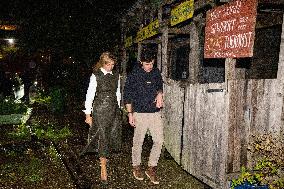 Queen Maxima At The Offline Club Visit - Amsterdam