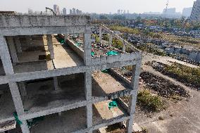 Evergrande Junting Project Unfinished Construction Site