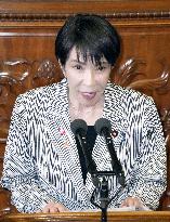 Japan's PM in parliament