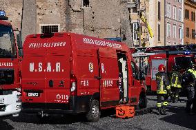 Worker Dies in Medieval Tower Collapse - Rome