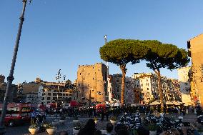 Worker Dies in Medieval Tower Collapse - Rome