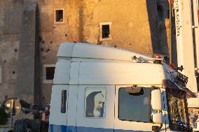 Worker Dies in Medieval Tower Collapse - Rome