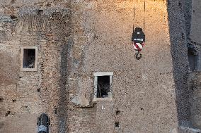 Worker Dies in Medieval Tower Collapse - Rome