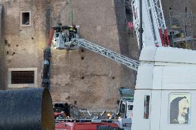 Worker Dies in Medieval Tower Collapse - Rome