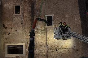 Worker Dies in Medieval Tower Collapse - Rome