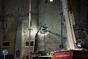 Worker Dies in Medieval Tower Collapse - Rome