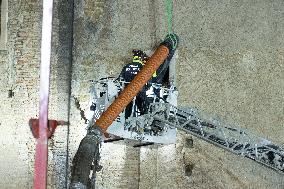 Worker Dies in Medieval Tower Collapse - Rome