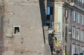 Worker Dies in Medieval Tower Collapse - Rome