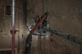 Worker Dies in Medieval Tower Collapse - Rome