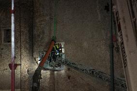 Worker Dies in Medieval Tower Collapse - Rome
