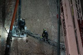 Worker Dies in Medieval Tower Collapse - Rome