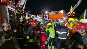 Worker Dies in Medieval Tower Collapse - Rome