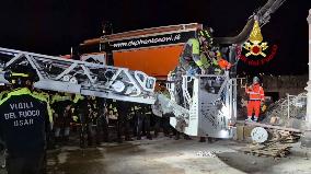 Worker Dies in Medieval Tower Collapse - Rome