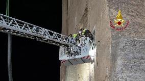 Worker Dies in Medieval Tower Collapse - Rome