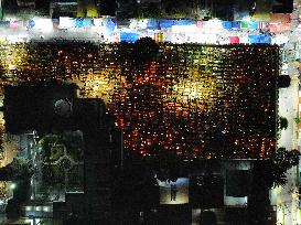 Visitors Attend Traditional Lighting Ceremony In San Andres Mixquic - Mexico City