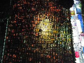 Visitors Attend Traditional Lighting Ceremony In San Andres Mixquic - Mexico City