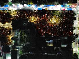 Visitors Attend Traditional Lighting Ceremony In San Andres Mixquic - Mexico City