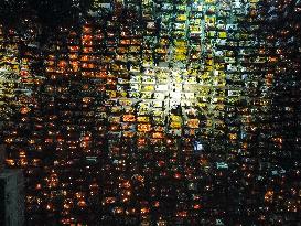 Visitors Attend Traditional Lighting Ceremony In San Andres Mixquic - Mexico City