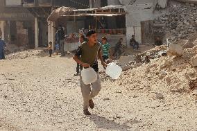 Meal and Water Distribution in Gaza