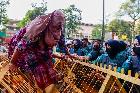 Protest March of Job-Seeking Disabled Graduates - Dhaka