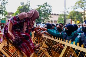 Protest March of Job-Seeking Disabled Graduates - Dhaka