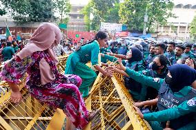Protest March of Job-Seeking Disabled Graduates - Dhaka