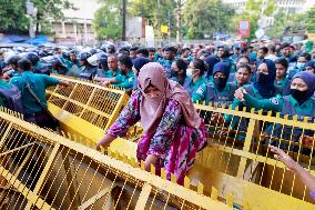 Protest March of Job-Seeking Disabled Graduates - Dhaka