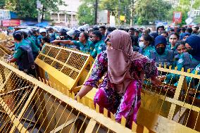 Protest March of Job-Seeking Disabled Graduates - Dhaka