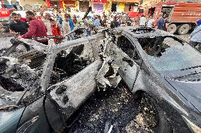 Israeli Airstrike in Al-Doueir - Lebanon