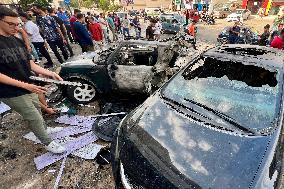 Israeli Airstrike in Al-Doueir - Lebanon