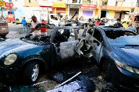 Israeli Airstrike in Al-Doueir - Lebanon