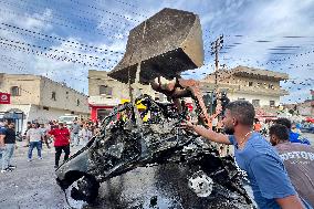 Israeli Airstrike in Al-Doueir - Lebanon