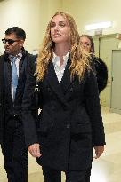 Chiara Ferragni Arrives at Her Trial for Fraud - Milan
