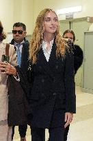Chiara Ferragni Arrives at Her Trial for Fraud - Milan