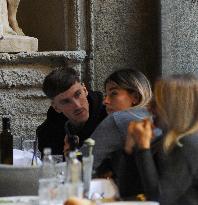 Alexis Saelemaekers Spotted In Milan With Family - Italy