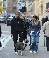 Alexis Saelemaekers Spotted In Milan With Family - Italy