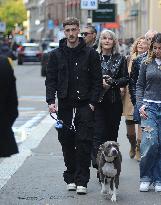 Alexis Saelemaekers Spotted In Milan With Family - Italy