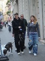Alexis Saelemaekers Spotted In Milan With Family - Italy