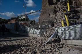 Worker Dies in Medieval Tower Collapse - Rome