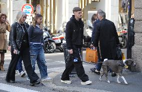 Alexis Saelemaekers Spotted In Milan With Family - Italy