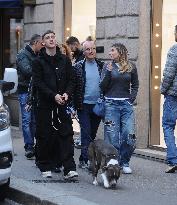 Alexis Saelemaekers Spotted In Milan With Family - Italy