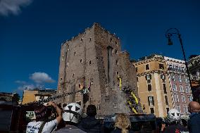 Worker Dies in Medieval Tower Collapse - Rome