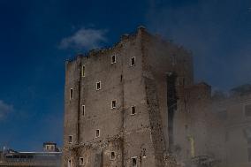 Worker Dies in Medieval Tower Collapse - Rome
