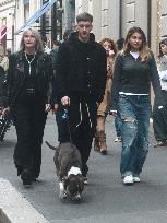 Alexis Saelemaekers Spotted In Milan With Family - Italy