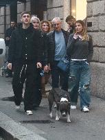 Alexis Saelemaekers Spotted In Milan With Family - Italy