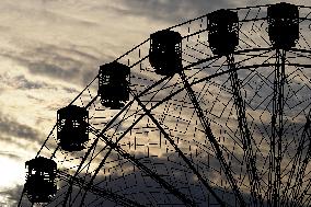 Illustration - Illuminated View Of Swings - Pushkar
